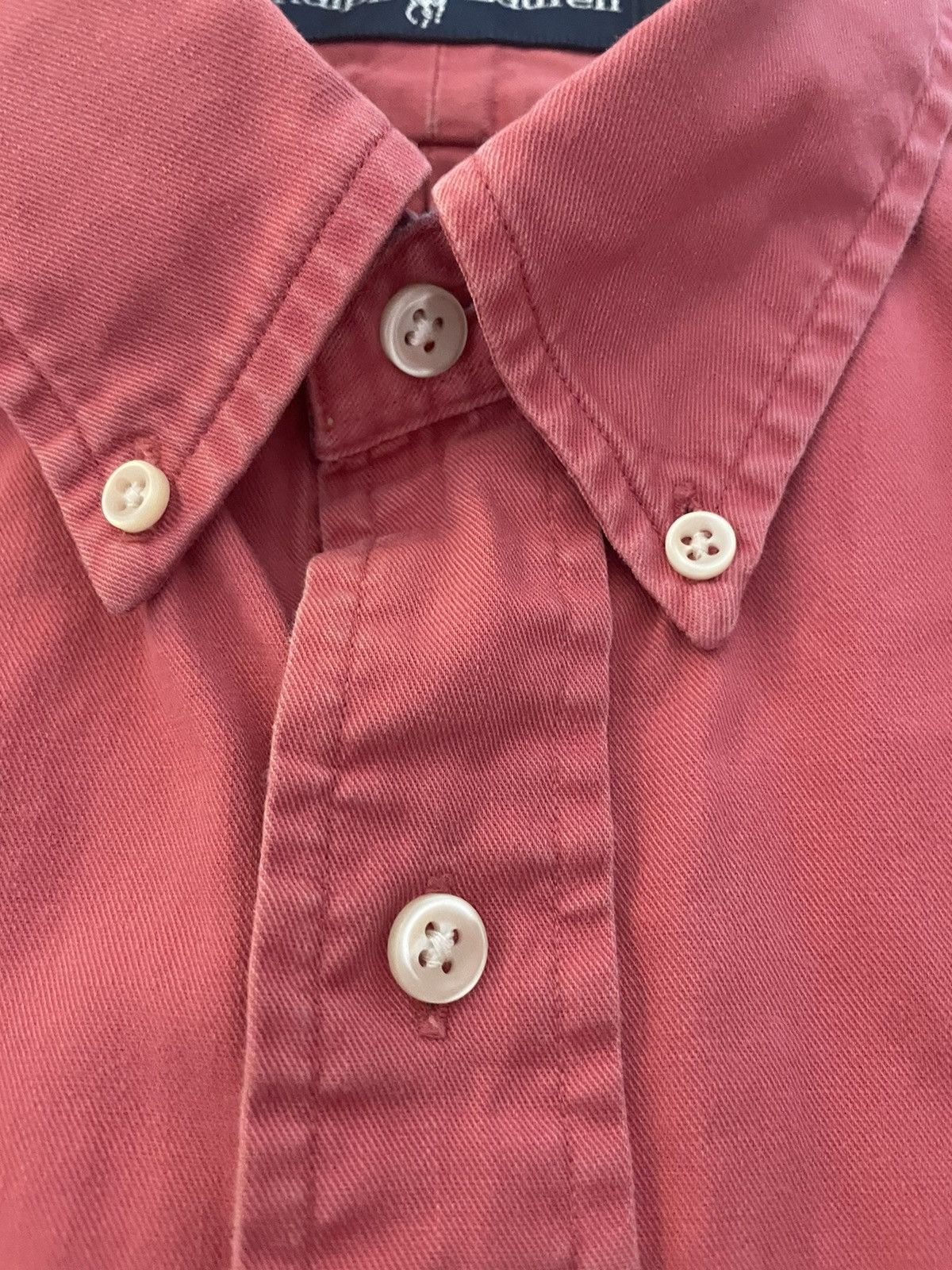 Polo Ralph Lauren × Vintage Vintage Twill Button Down Sport Shirt Size US L / EU 52-54 / 3 - 5 Thumbnail