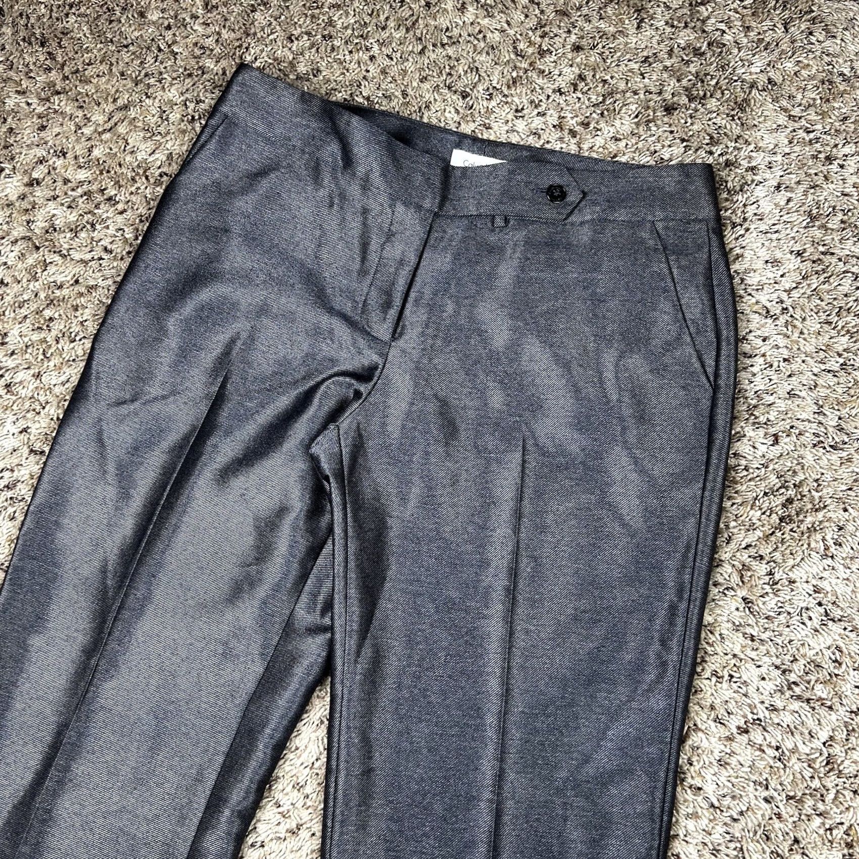 Calvin Klein VINTAGE? No. Calvin Klein Gray Dress Pants Women 6 Straight Leg Modern Fit Pants Trousers Shirt? Size 28" / US 6 / IT 42 - 3 Thumbnail