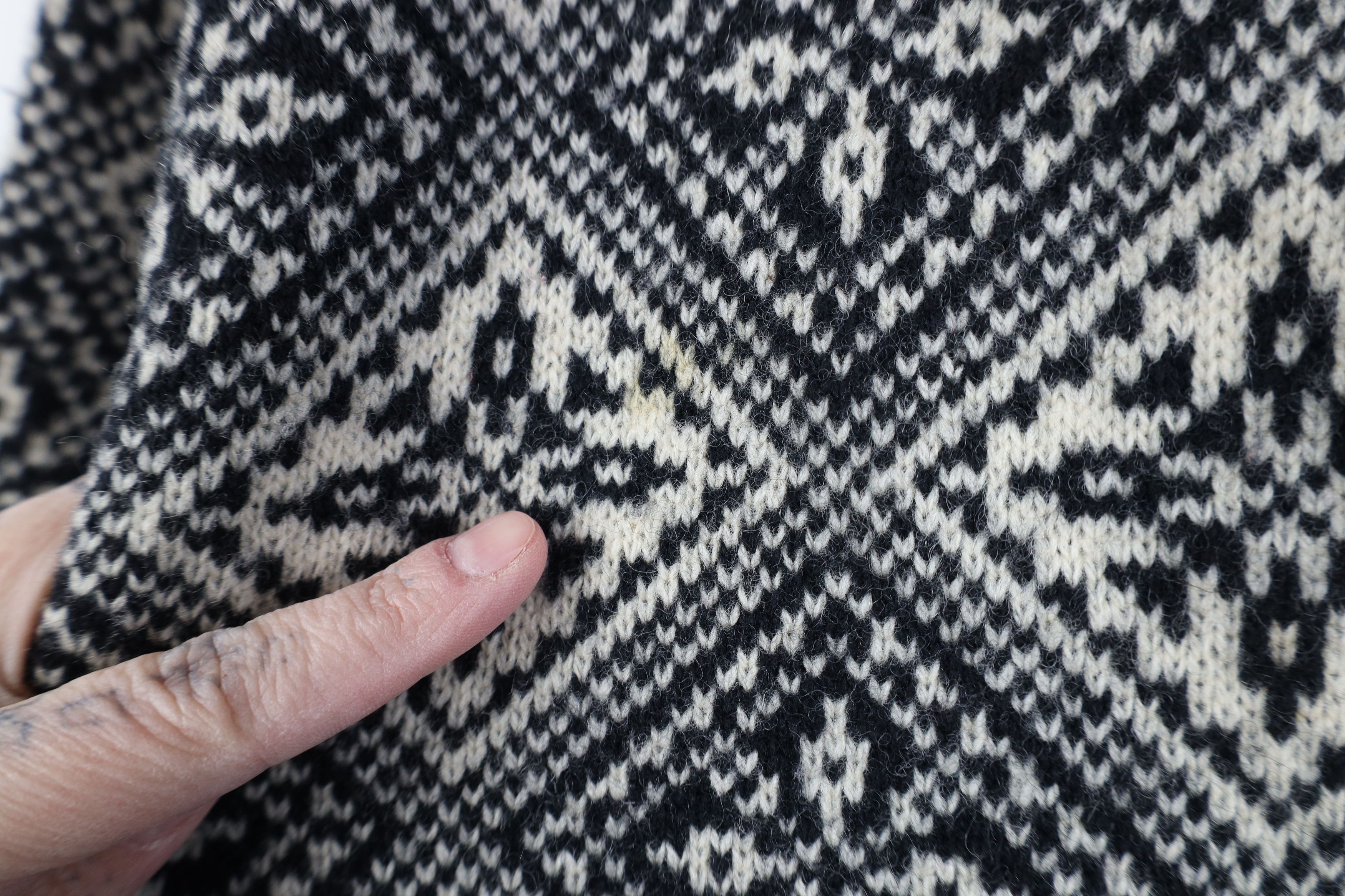 Ralph Lauren Vintage 90s Ralph Lauren Fair Isle Full Zip Cardigan Sweater Size XXL / US 16-18 / IT 52-54 - 4 Thumbnail