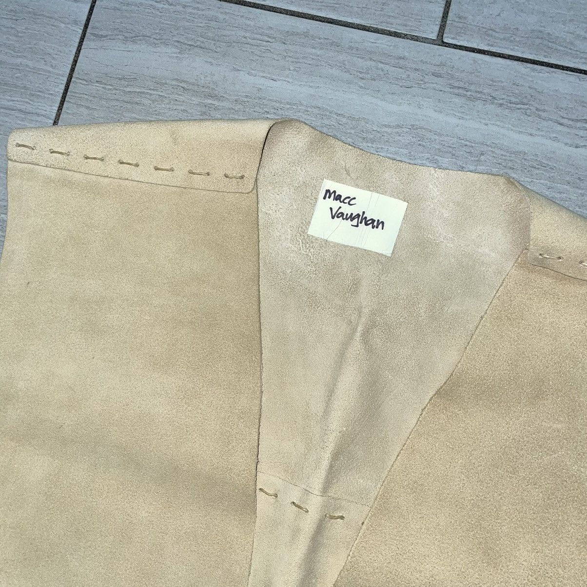 Macc Vaughan Handmade Suede Vest