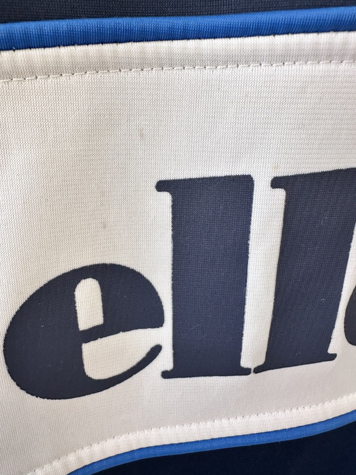 Ellesse Ellesse 1/3 Zip Hoodie Navy White Stripe Big Logo Size L Size US L / EU 52-54 / 3 - 9 Thumbnail