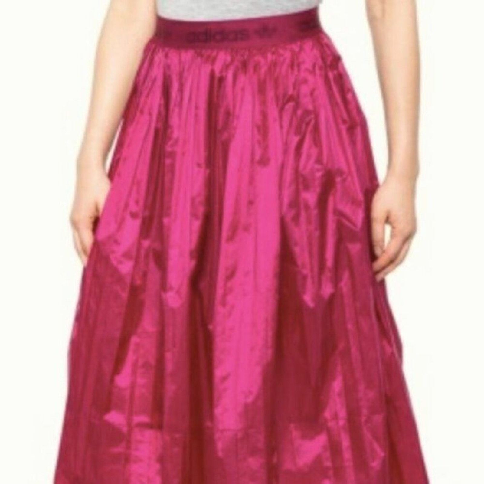 Adidas Adidas Metallic Pleated Skirt berry M Size 30" / US 8 / IT 44 - 2 Thumbnail