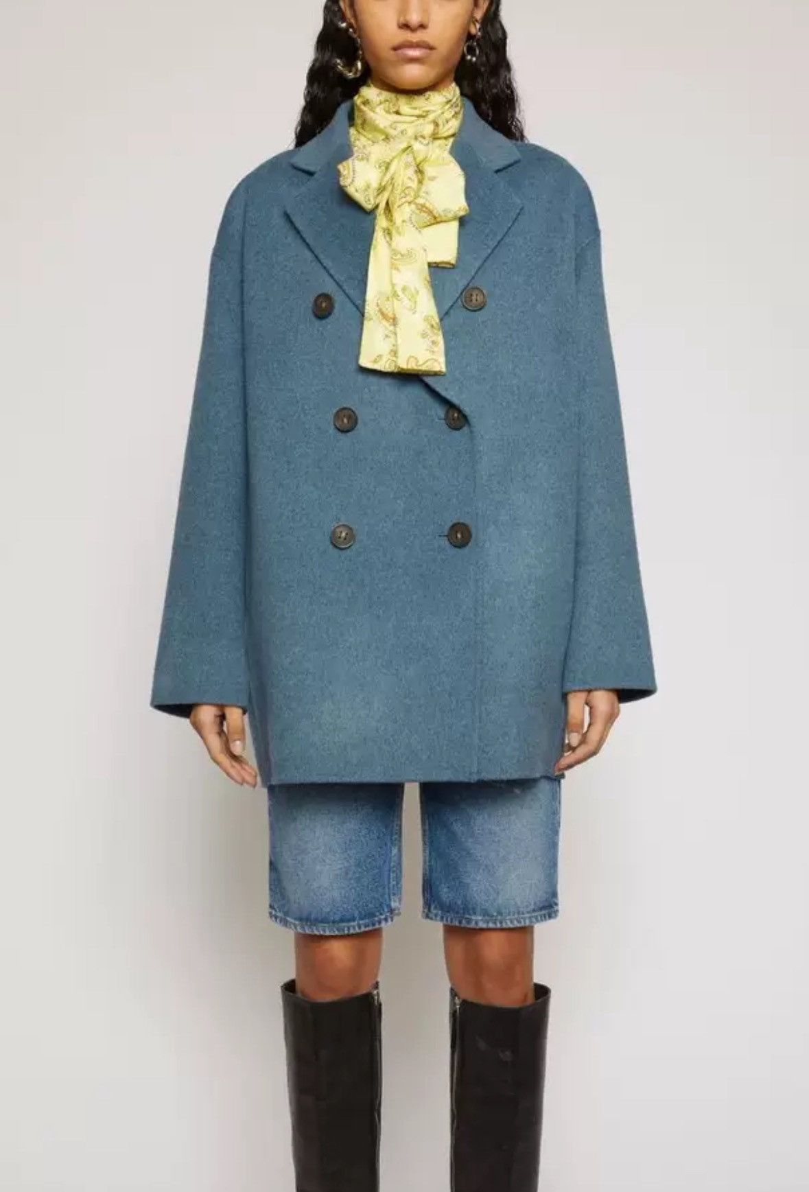 Acne Studios Acne studios Wool mid-length suit jacket 2412-Nextarrow Size US S / EU 44-46 / 1 - 7 Thumbnail