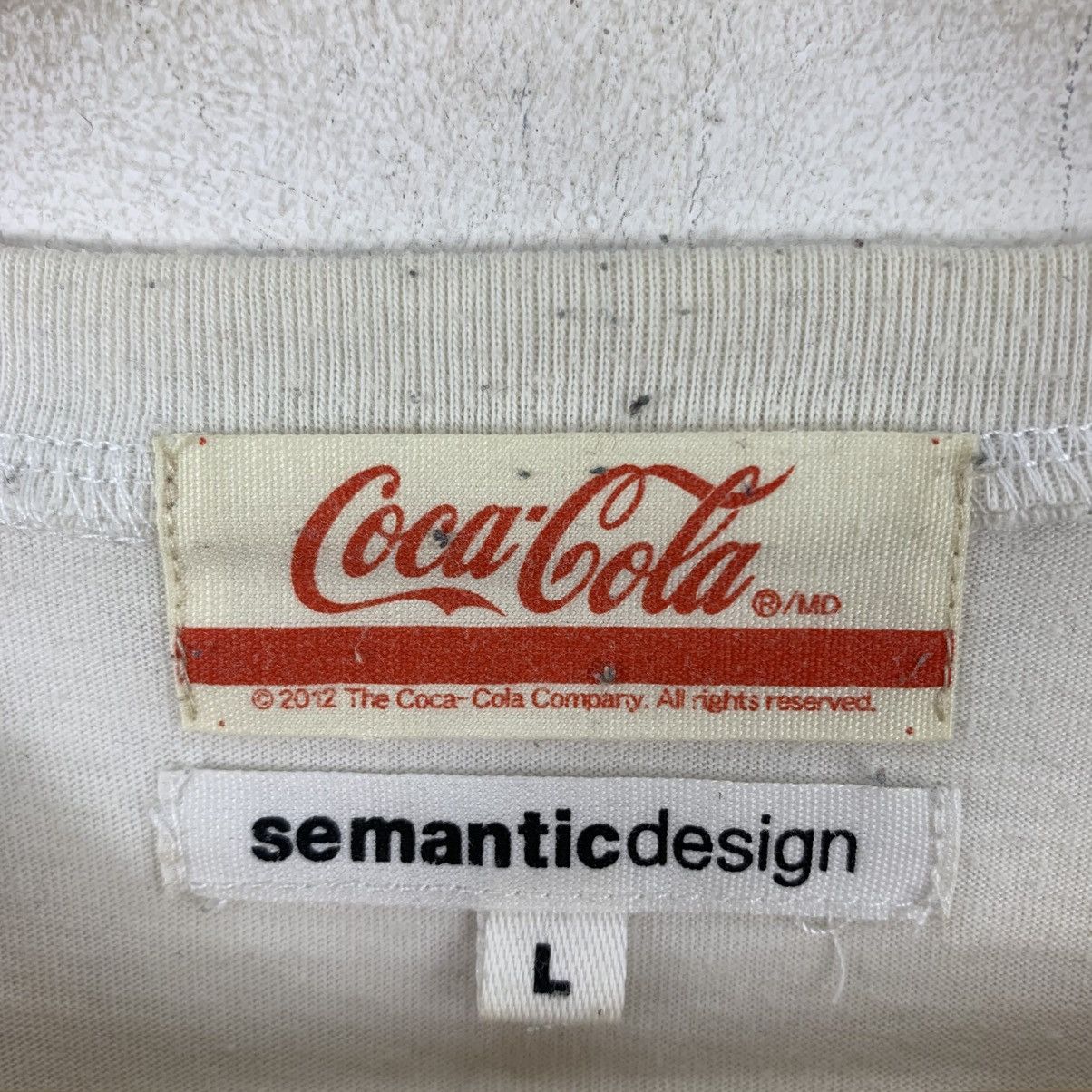 semanticdesign SEMANTIC DESIGN x COCACOLA Japanese Brand ShortSleeve Tshirt Size US L / EU 52-54 / 3 - 4 Thumbnail