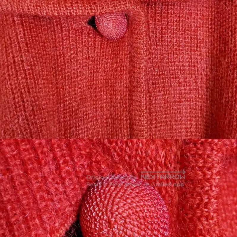 Dior Dior Red Wool Blend Long Sleeve Pullover . Size M / US 6-8 / IT 42-44 - 4 Thumbnail