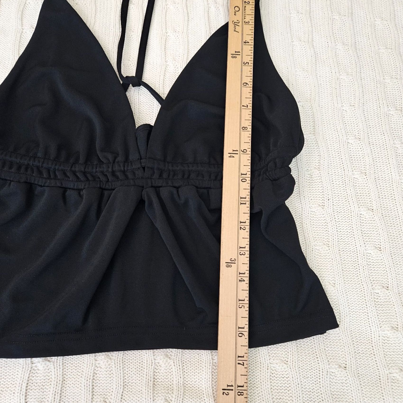 Vintage Finders Keepers Women's Black Tank top Size 4 V-neck Size S / US 4 / IT 40 - 6 Thumbnail
