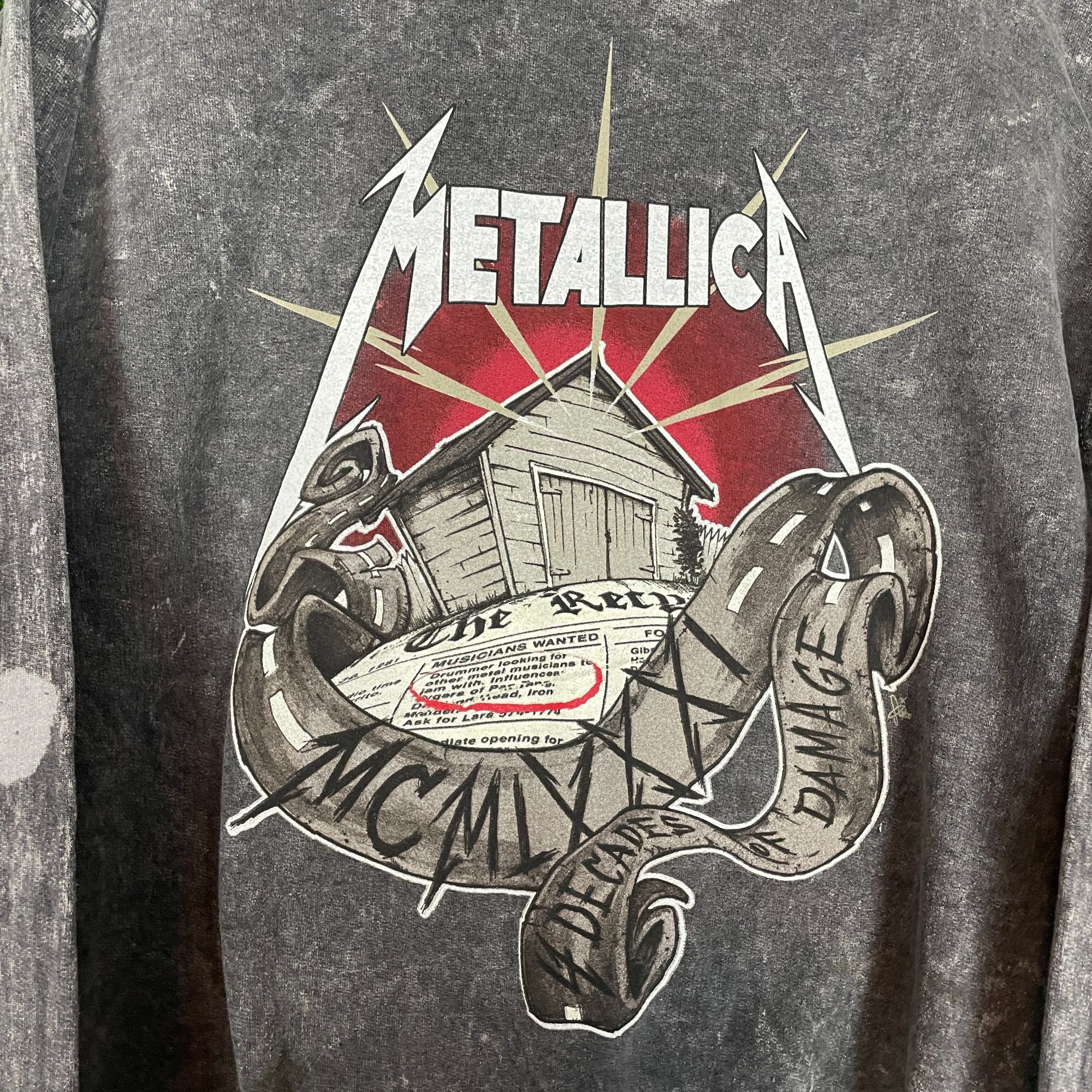 Metallica Metallica Crewneck Sweater size Small Size US S / EU 44-46 / 1 - 3 Thumbnail