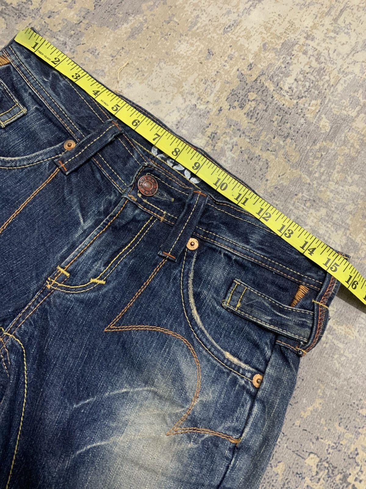 Edwin EDWIN 503 BLUE TRIP FLARE JEANS Size US 31 - 16 Thumbnail