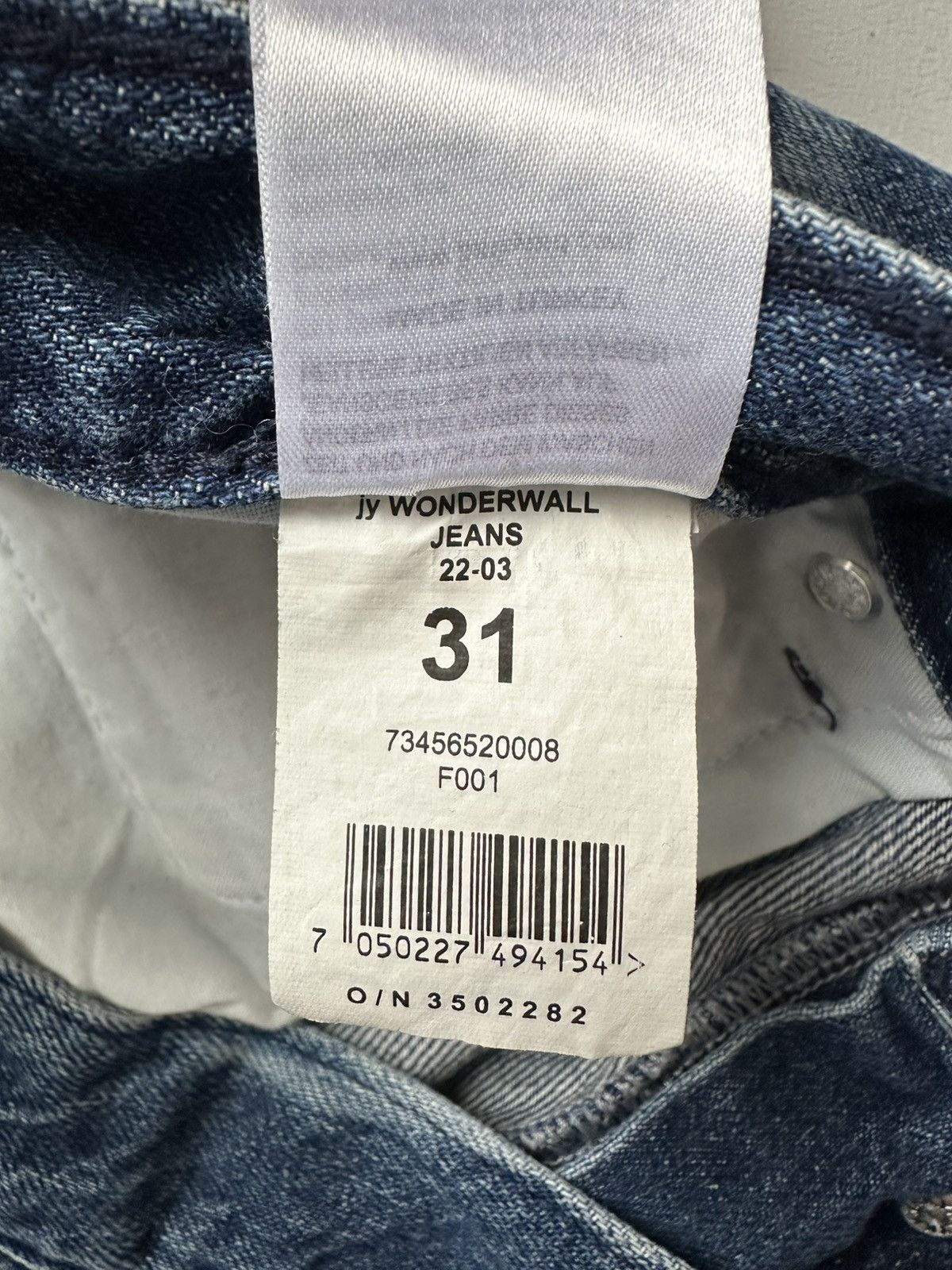 Designer × If Six Was Nine Junkyard Smile Baggy Jeans If Six Was Nine Size US 31 - 13 Thumbnail