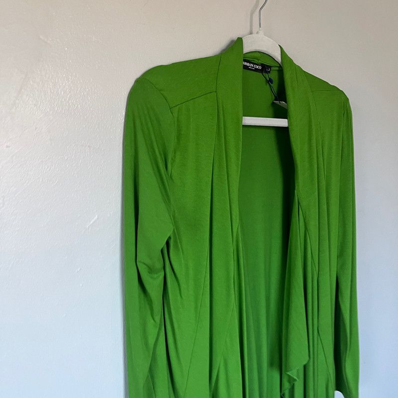 Urban Outfitters Urban Coco Women's Green Long-Sleeved Cardigan Large Size XL / US 12-14 / IT 48-50 - 1 Thumbnail