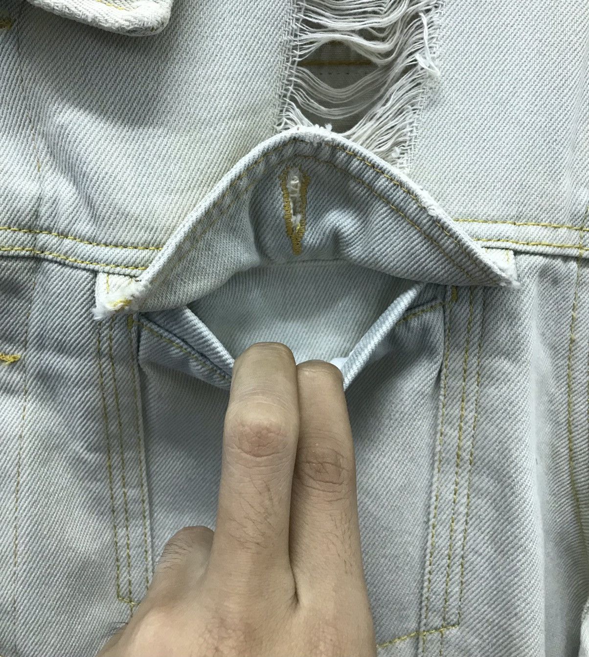 Misbhv They Drained My Very Soul Denim Jacket Size US S / EU 44-46 / 1 - 7 Thumbnail