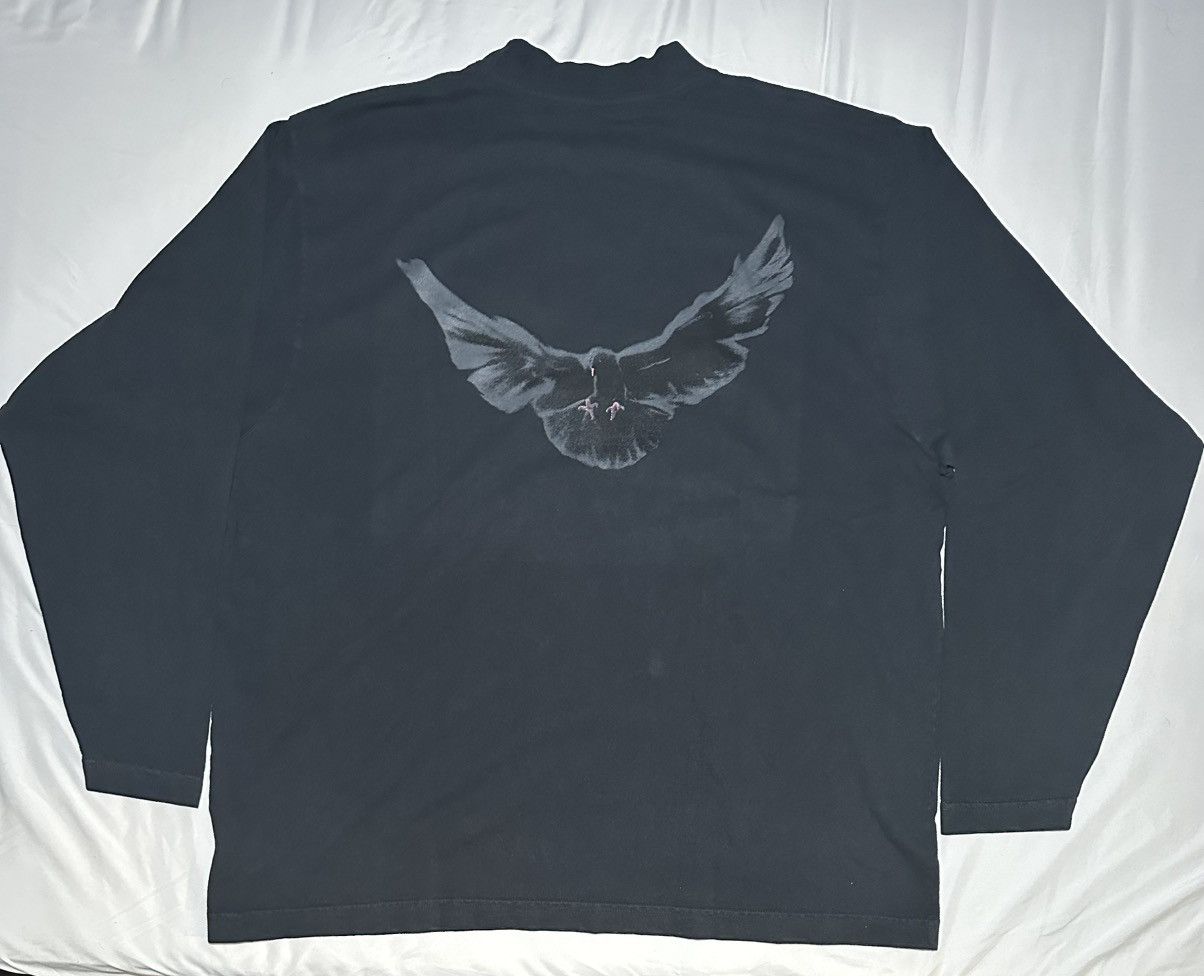 Balenciaga × Gap × Kanye West Yeezy Gap Balenciaga Dove LongSleeve Tee Size Medium Size US M / EU 48-50 / 2 - 2 Thumbnail
