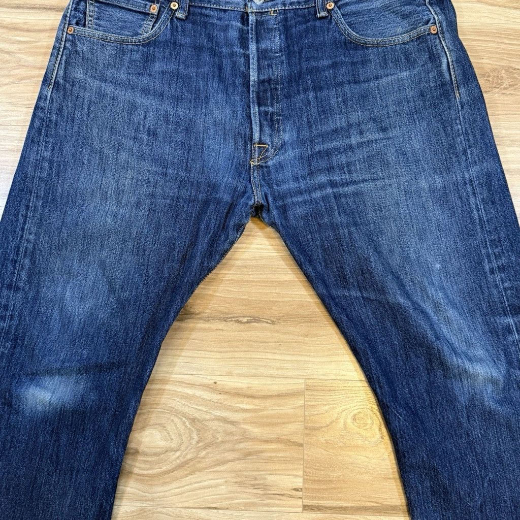 Levi's Levi’s 501 Men’s Jeans W36 L29 Button Fly Blue Straight Size US 36 / EU 52 - 7 Thumbnail