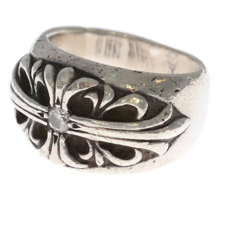 Chrome Hearts US6.5-7 Chrome Hearts Diamond Floral Corss ring 12.5 ytk Size ONE SIZE - 1 Thumbnail