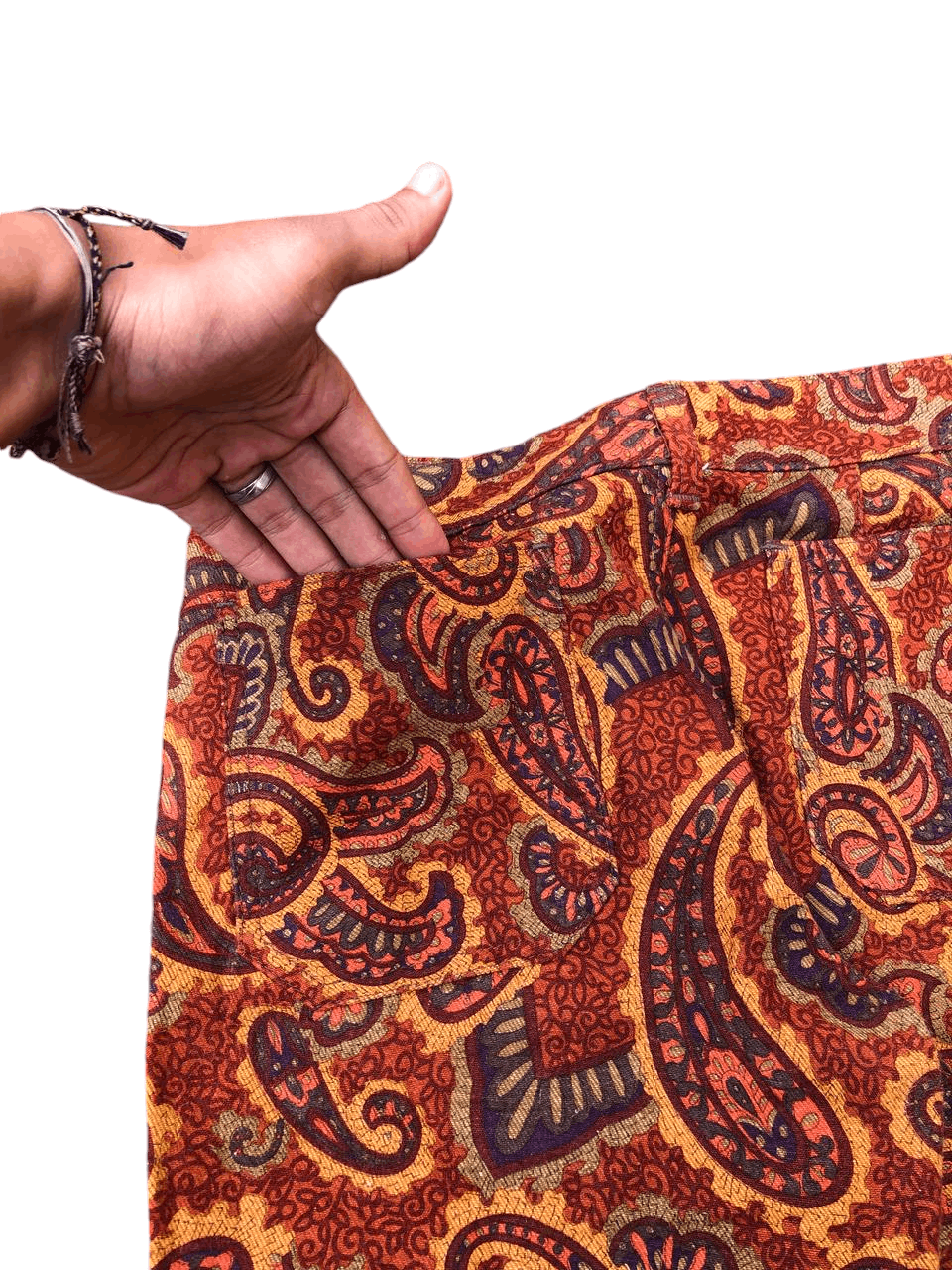 Yoshiyuki Konishi 🔥RARE🔥 Yoshiyuki Konishi Paisley Jeans Size US 28 / EU 44 - 10 Thumbnail