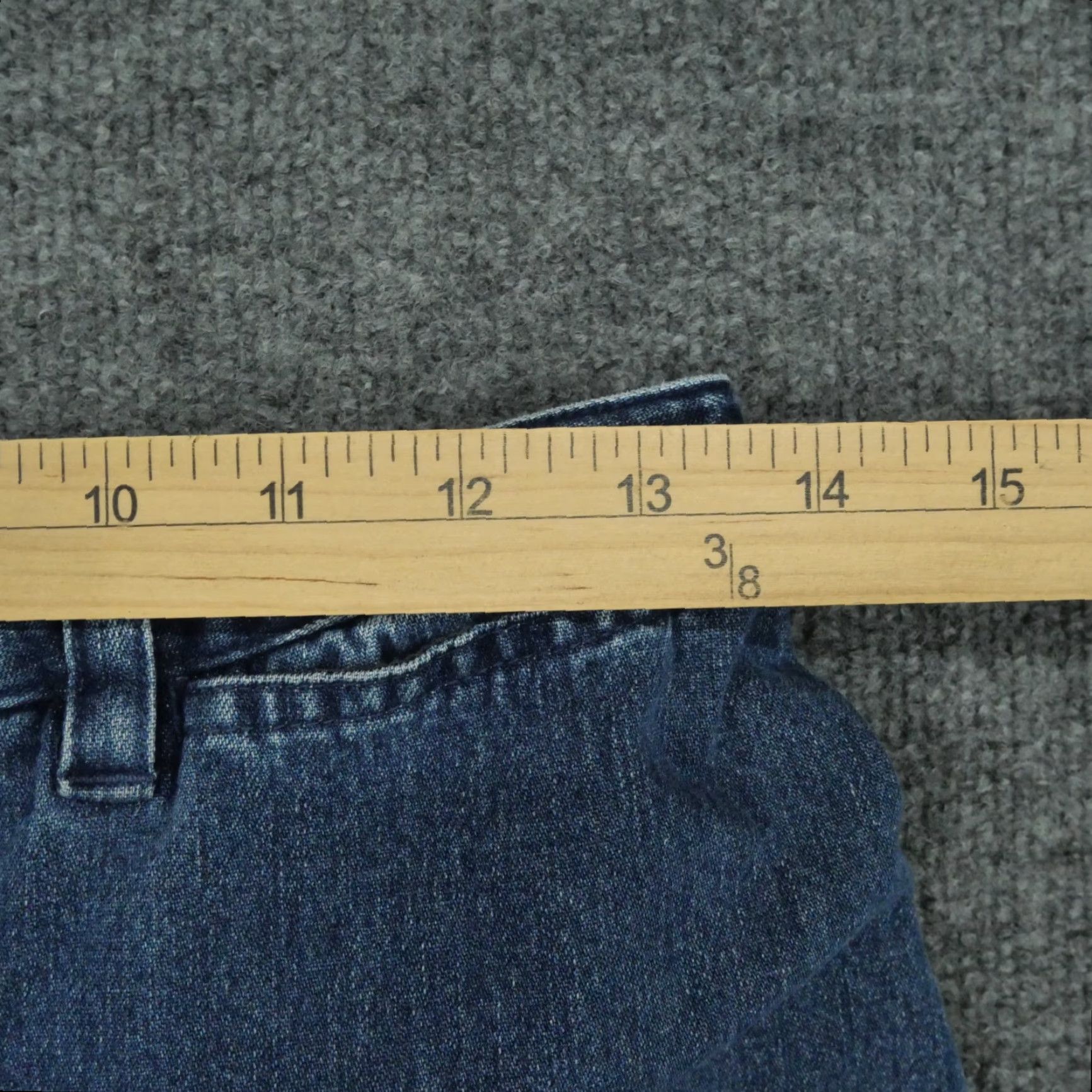 Vintage VINTAGE Goddess Jeans Womens 10P 10 Petite Blue Cropped Wide Leg Denim 90s 5-Pocket Womens Jeans Size 27" / US 4 / IT 40 - 5 Thumbnail