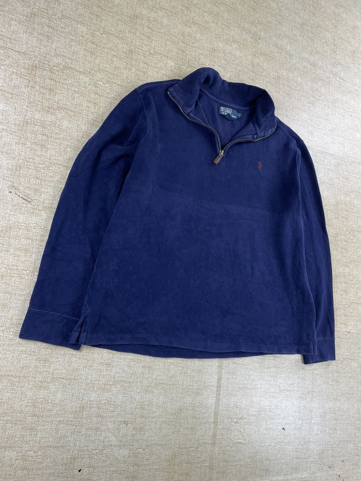 Polo Ralph Lauren × Vintage POLO RALPH LAUREN Vintage 90s Half Zipper Sweater Jacket Size US L / EU 52-54 / 3 - 2 Thumbnail
