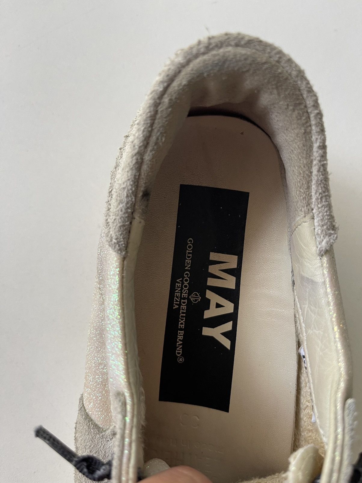 Designer × Golden Goose Golden Goose May leather suede sneakers Size US 6 / IT 36 - 6 Thumbnail