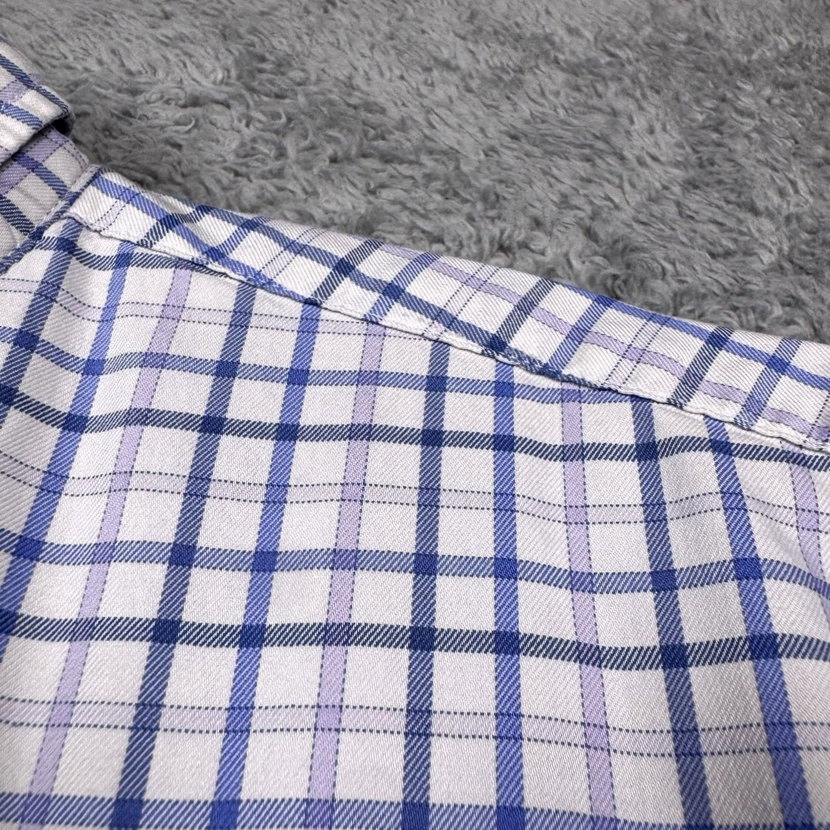 Peter Millar Peter Millar Crown Sport Shirt Men XL Noland Performance Windowpane Preppy Size US XL / EU 56 / 4 - 2 Thumbnail