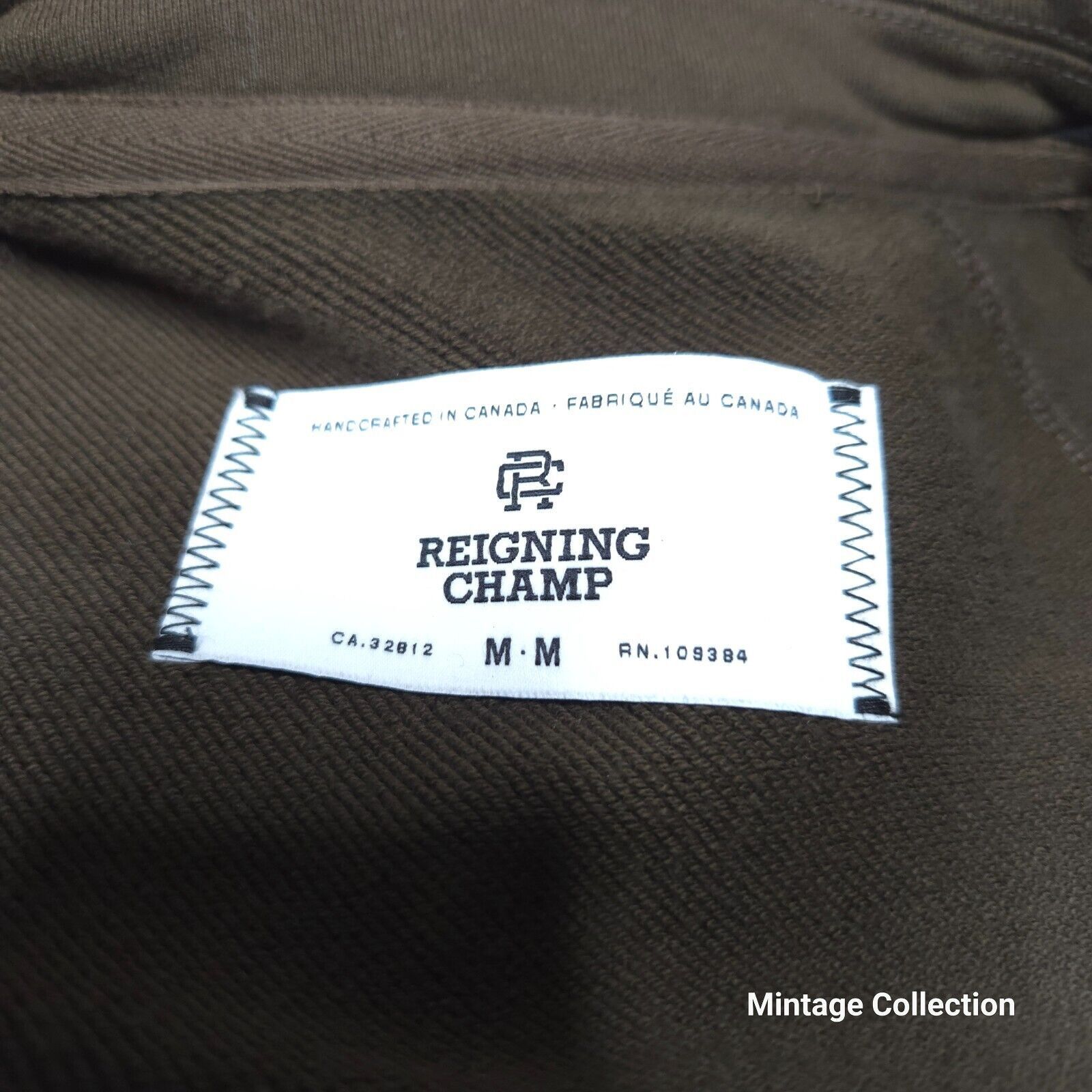 Reigning Champ Reigning Champ Coach Jacket Shirt Olive Green Button Up Sz M Size US M / EU 48-50 / 2 - 7 Thumbnail