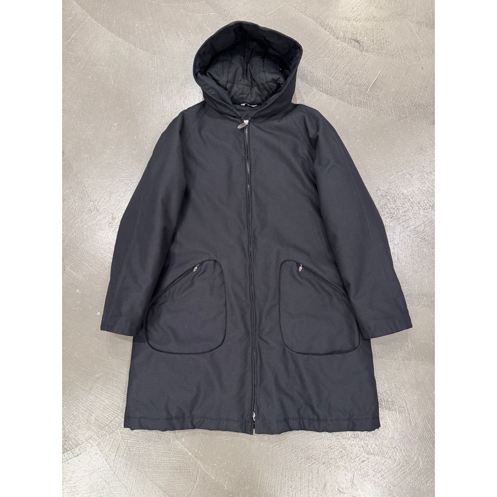 Mandarina Duck 1990s Mandarina Duck egg cell hooded jacket Size US M / EU 48-50 / 2 - 2 Thumbnail