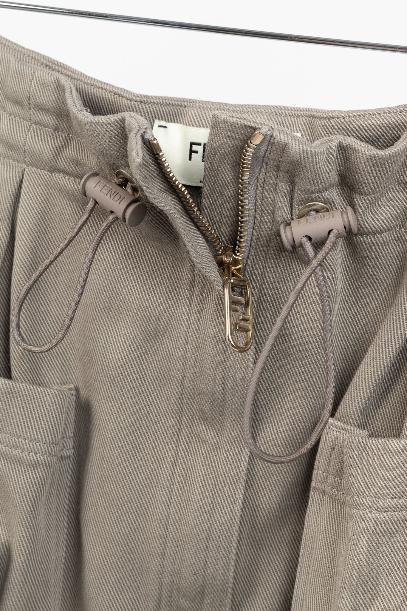 Fendi Fendi Resort 2023 Runway Baguette Denim Cargo Mini Skirt Size 24" / US 00 / IT 34 - 8 Thumbnail