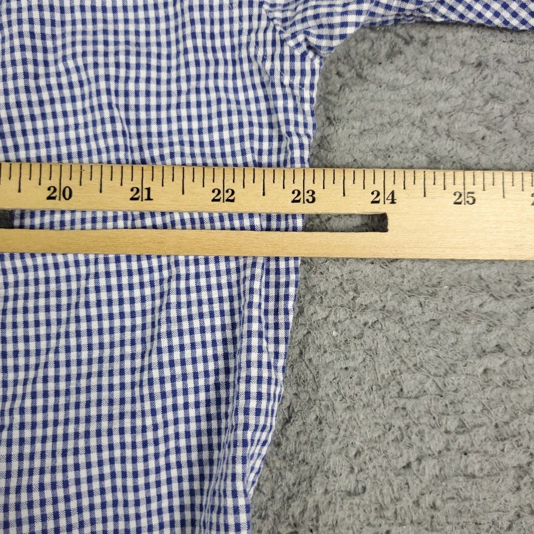 Brooks Brothers Brooks Brothers Button-Up Shirt Mens Medium Blue Check Long Sleeve Casual Size US M / EU 48-50 / 2 - 5 Thumbnail