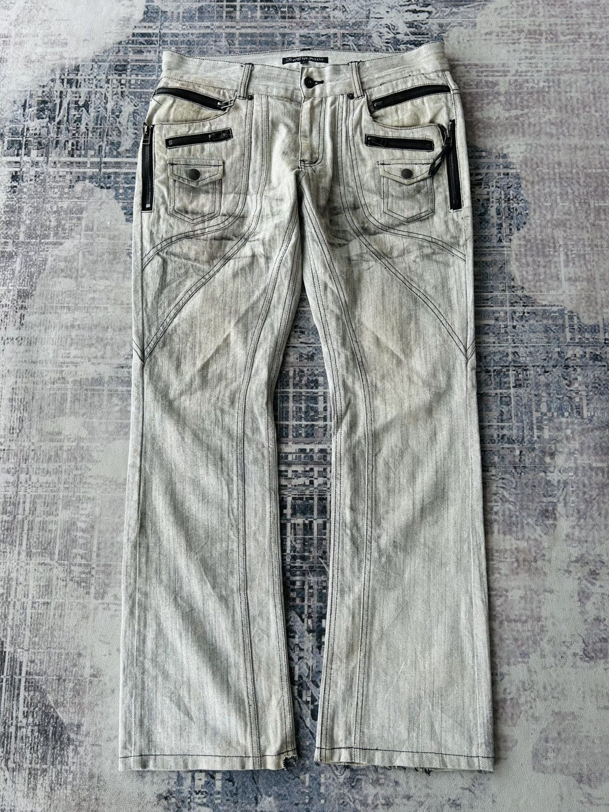 In The Attic In The Attic Flared Tactical Pants Size US 33 - 6 Thumbnail