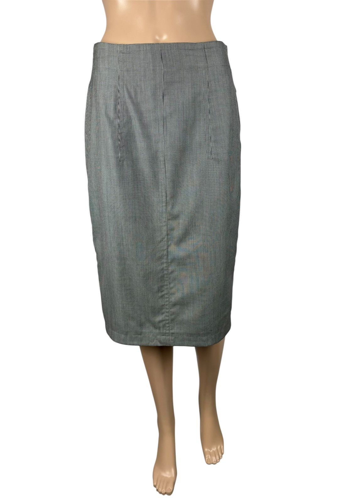 Jil Sander Jil Sander Vintage Pencil Skirt Wool-Silk Glencheck DE40 Size 32" / US 10 / IT 46 - 2 Thumbnail