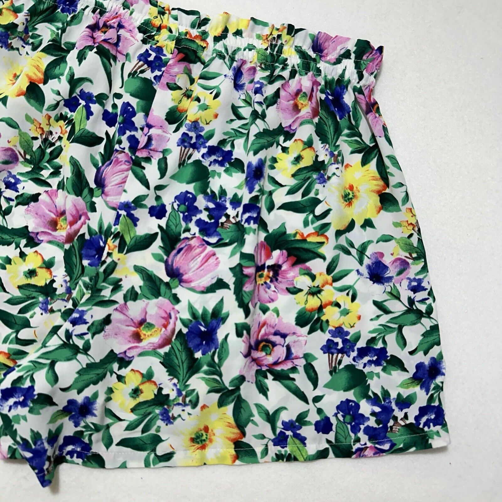 Victoria's Secret Vintage Victoria's Secret Small Sleep Pajama Shorts Floral Size 28" / US 6 / IT 42 - 9 Thumbnail