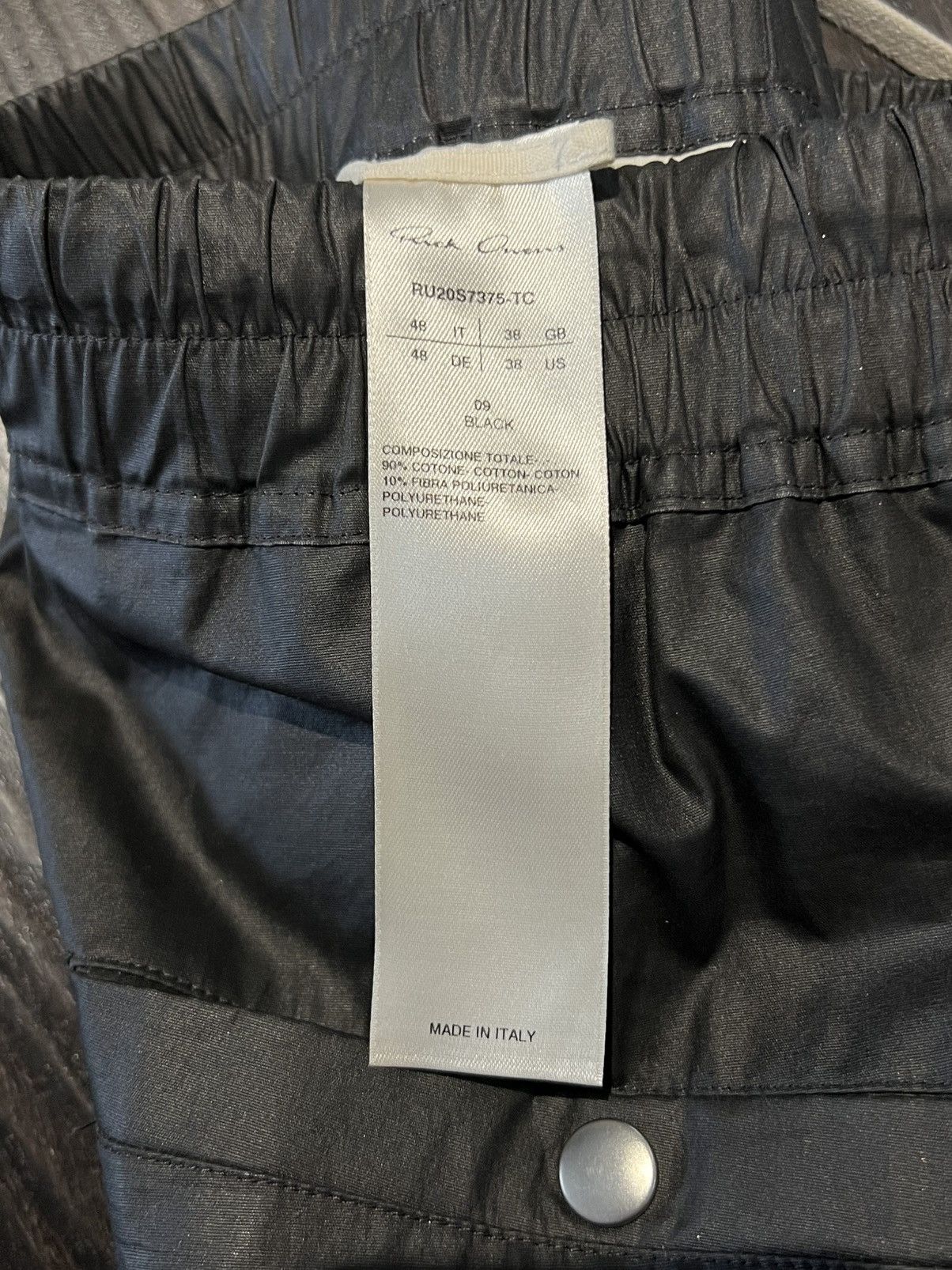 Rick Owens Rick Owens TECUATL SS20 Zipper Track Pant Size US 33 - 9 Thumbnail