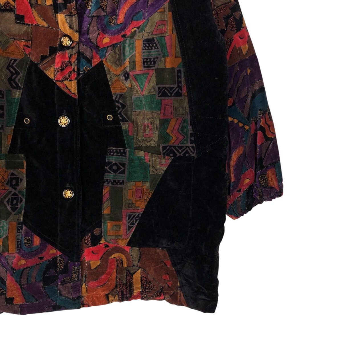 Japanese Brand 📌Vintage Button Chore Jacket Navajo Design Sophiscated Size US M / EU 48-50 / 2 - 6 Thumbnail