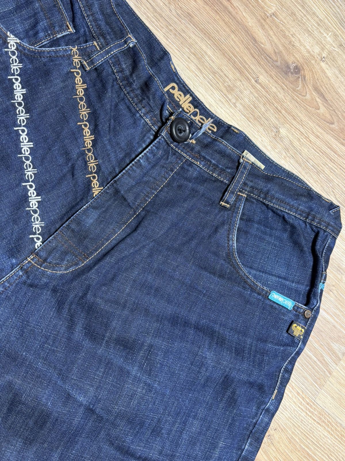 Pelle Pelle Pelle Pelle super vintage jeans its like size XL Size US 42 / EU 58 - 4 Thumbnail