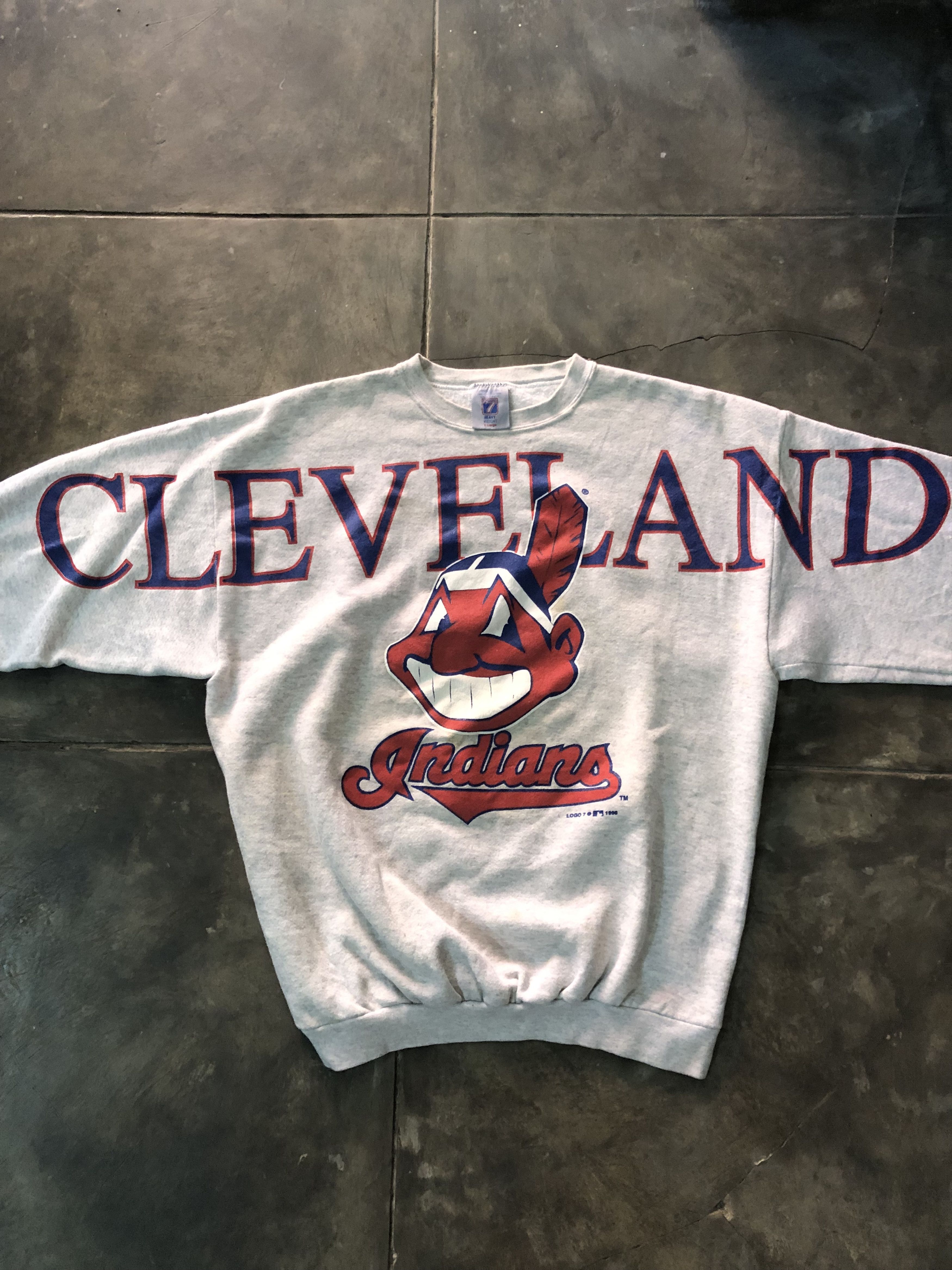 MLB Vintage Cleveland Indians MLB 90s Size US XL / EU 56 / 4 - 1 Thumbnail
