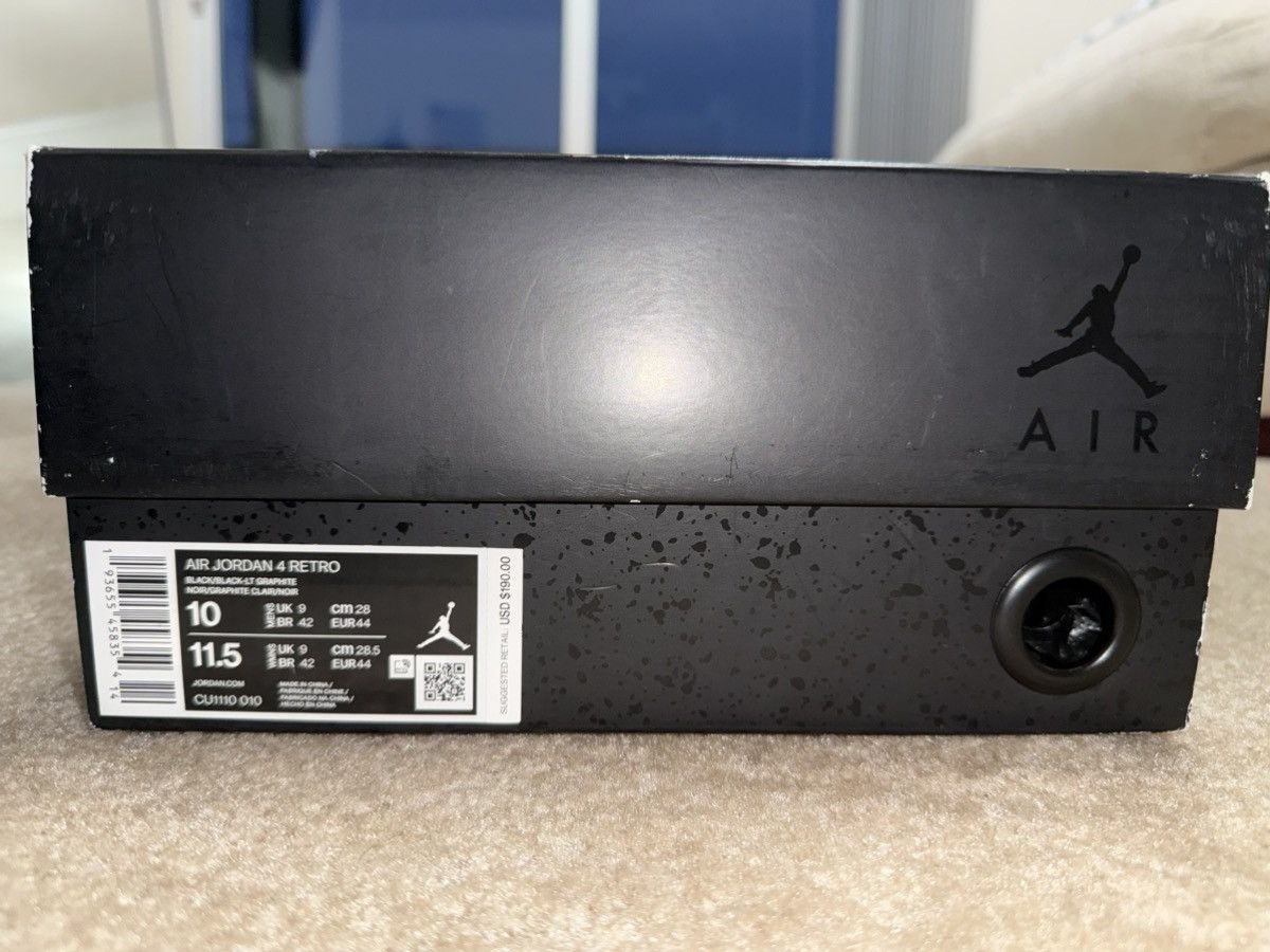 Jordan Brand Jordan 4 Black Cat (2020) Size US 10 / EU 43 - 5 Thumbnail