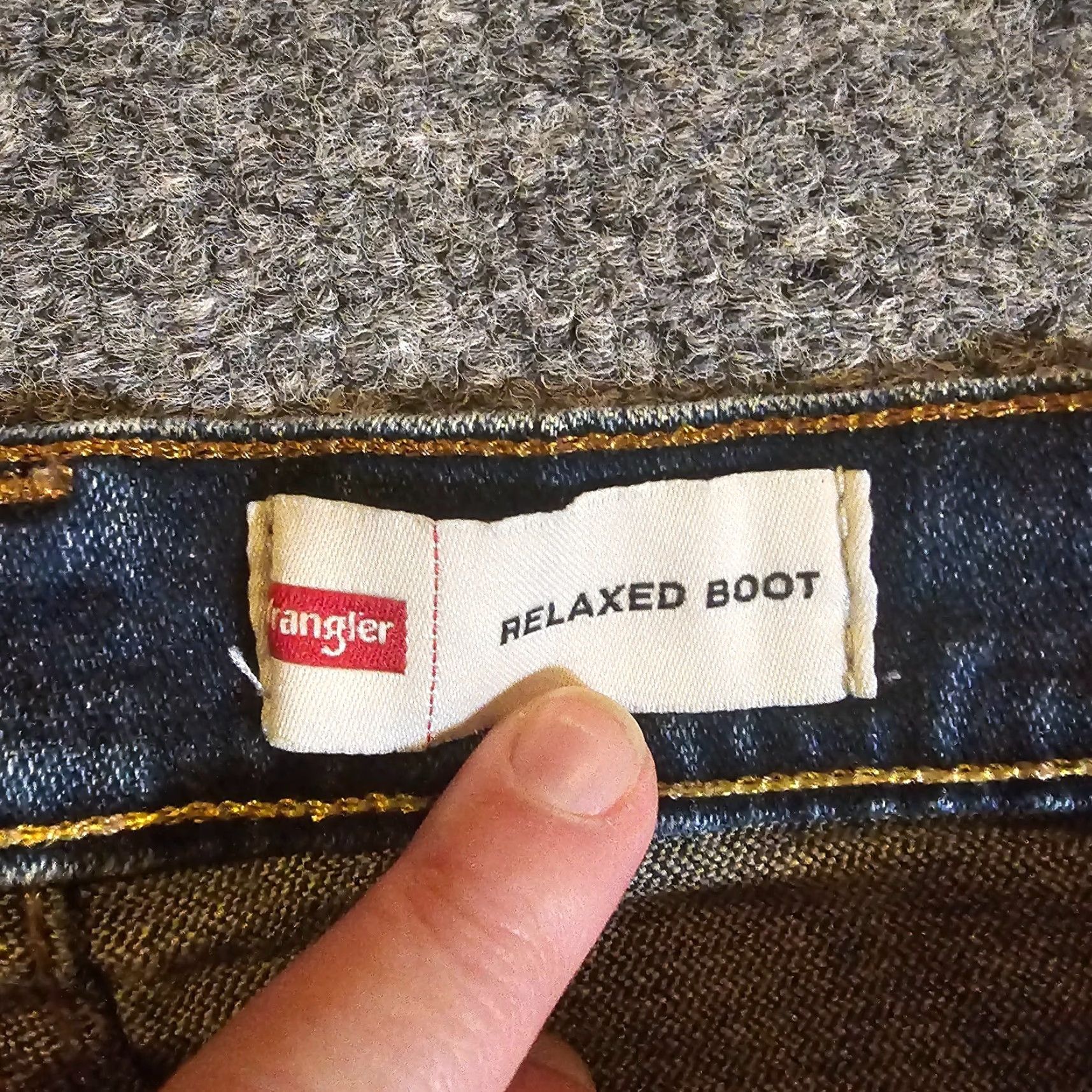 Wrangler Wrangler Jeans Mens 34x31 Boots Cut Blue Relaxed High Rise Medium Wash Denim 5-Pocket Casual Boots Mens Size US 34 / EU 50 - 4 Thumbnail