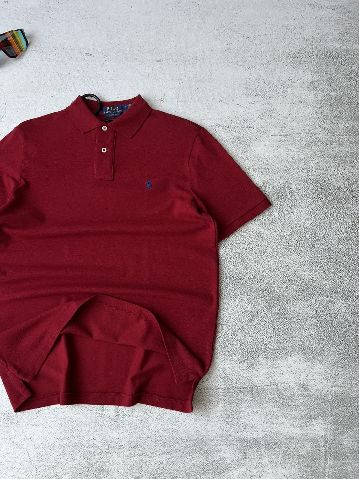 Polo Ralph Lauren Polo Ralph Lauren Burgundy Polo Shirt Classic Size S Size US S / EU 44-46 / 1 - 2 Thumbnail