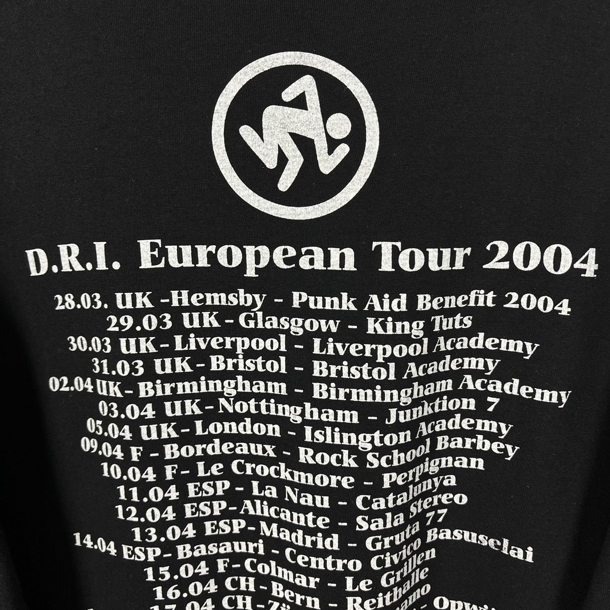 Band Tees Vintage Dirty Rotten Imbeciles DRI rare tour longsleeve 2004 Size US L / EU 52-54 / 3 - 14 Thumbnail