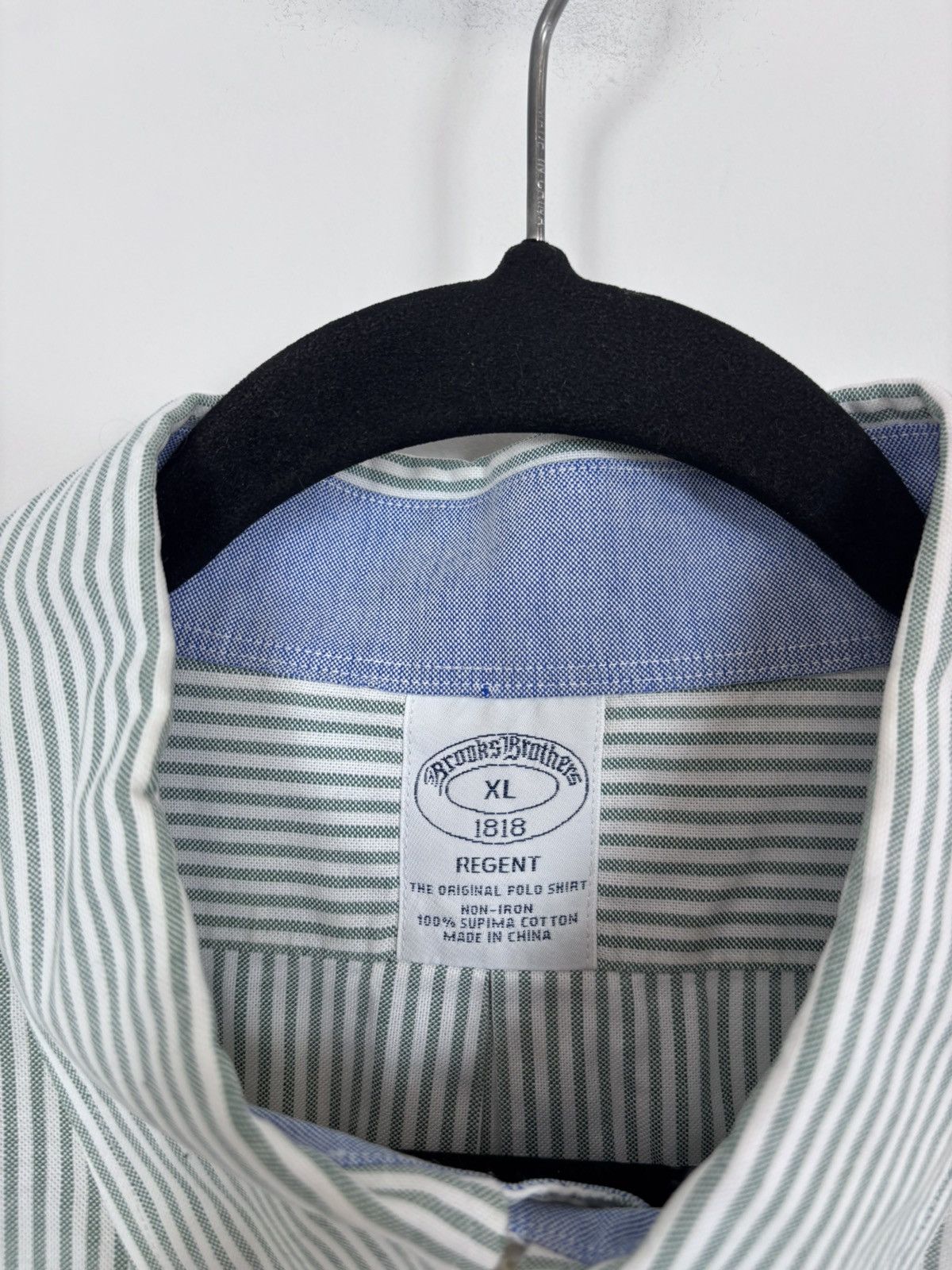 Brooks Brothers Brooks Brothers 1818 Regent Men’s Striped Long Sleeve Shirt Size US XL / EU 56 / 4 - 9 Thumbnail