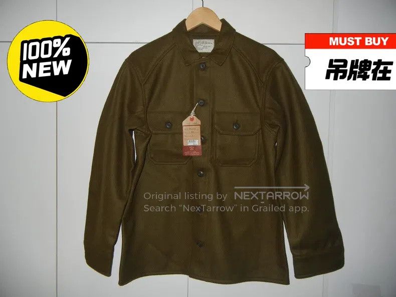 The Real McCoys Melton Tweed Coat