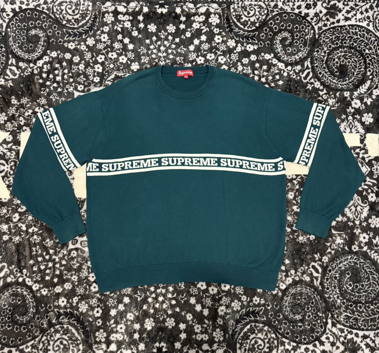 Supreme Supreme FW21 Mélange Rib Knit Sweater | Grailed