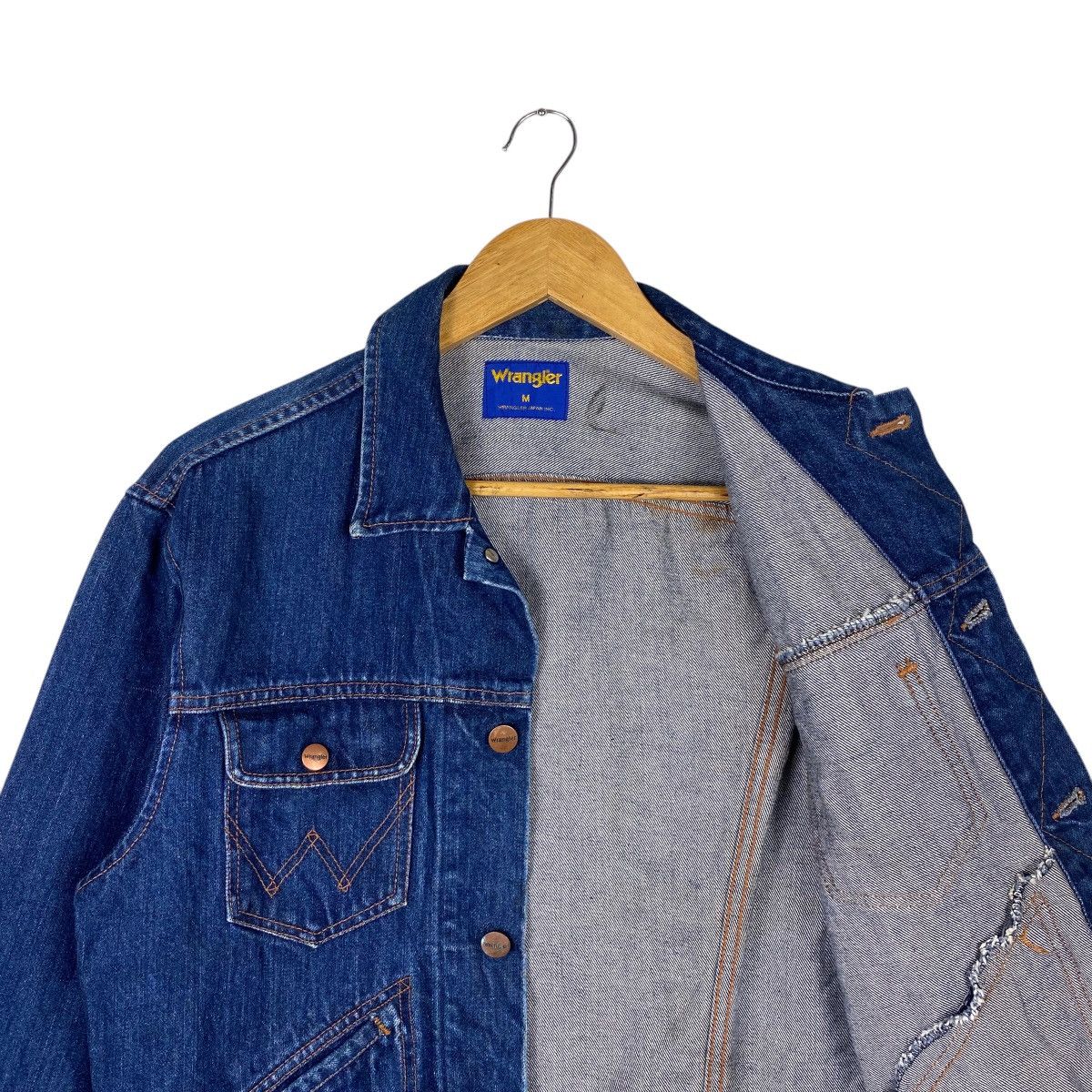 Vintage × Wrangler 💥VTG WRANGLER 124MJ DENIM TRUCKER JACKET Size US M / EU 48-50 / 2 - 4 Thumbnail