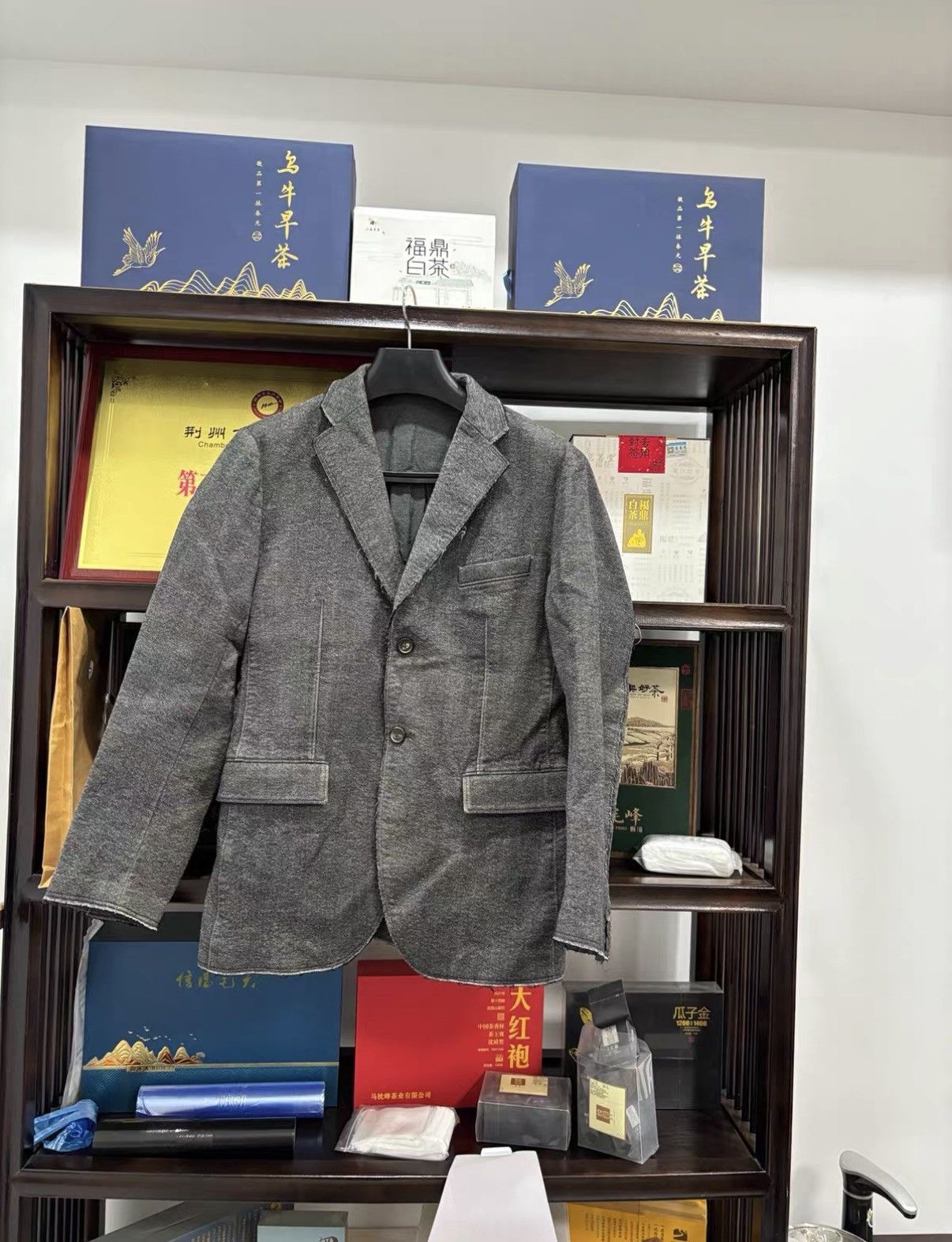 Jil Sander JIL SANDER Wool & Cashmere Blazer J2 Size US S / EU 44-46 / 1 - 1 Thumbnail