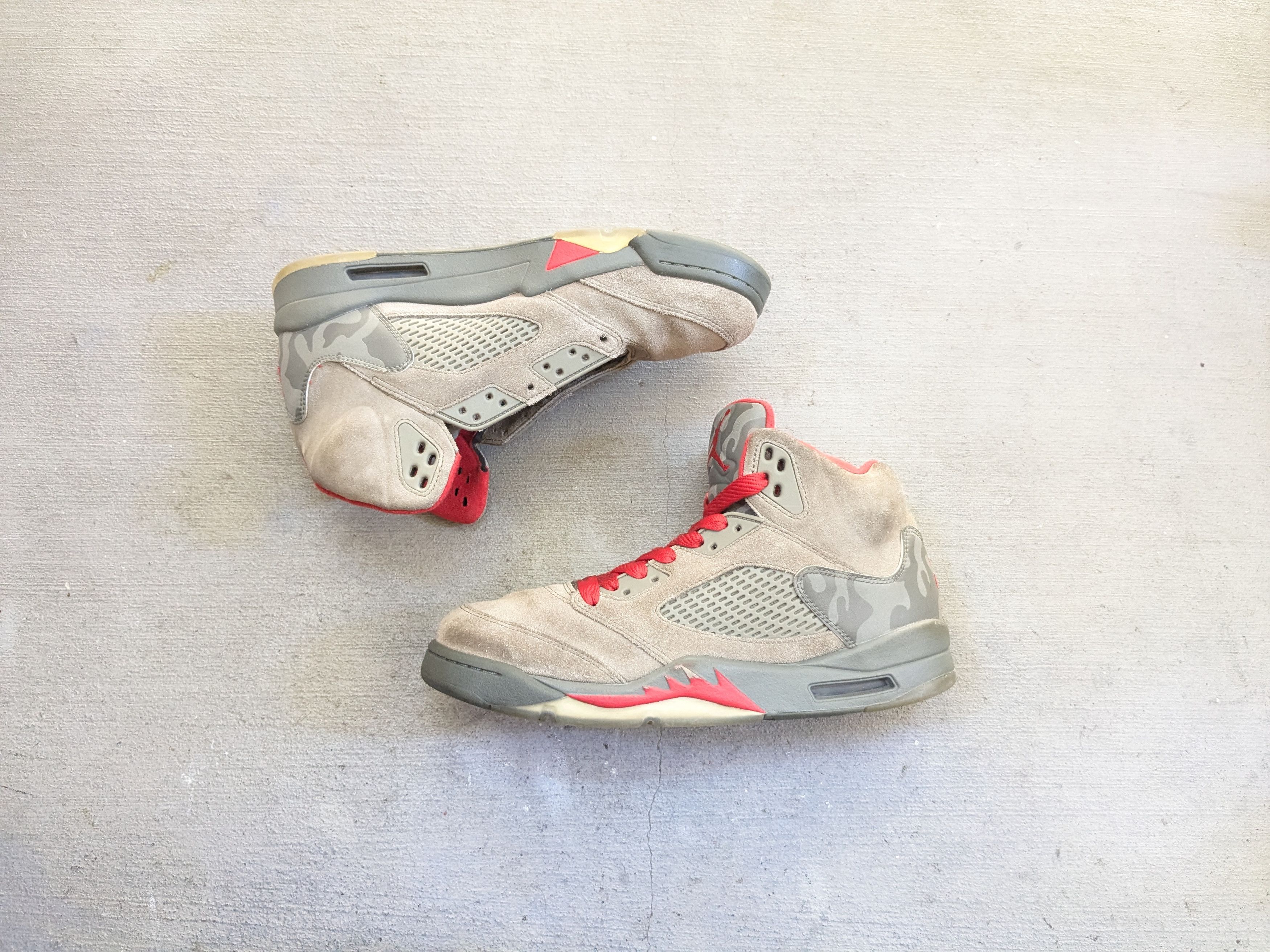 Air Jordan 5 Camo Suede Gray 10.5
