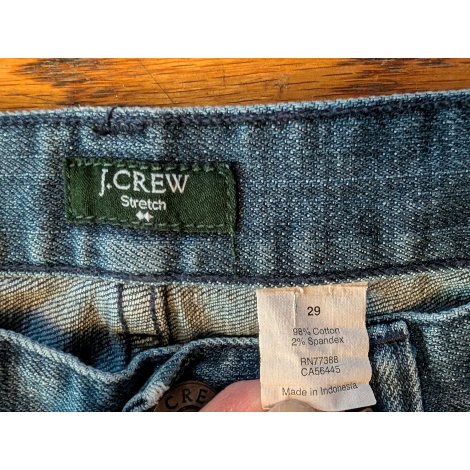 J.Crew J. Crew Toothpick Stretch Jeans Women's Size 29 Size 29" - 2 Thumbnail