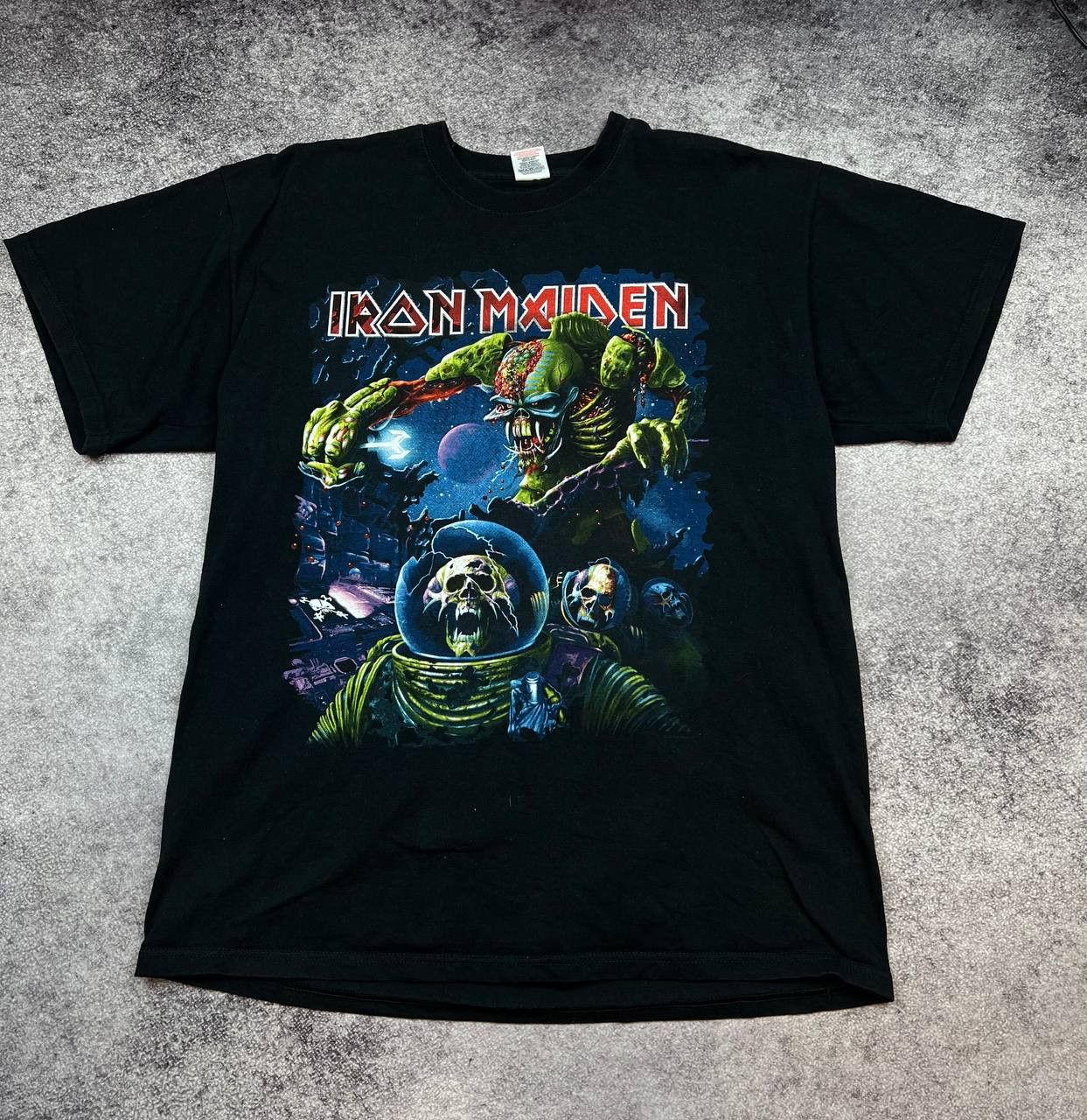 Iron Maiden Vintage Iron Maiden World Tour Europe 2010 Size US XL / EU 56 / 4 - 1 Thumbnail