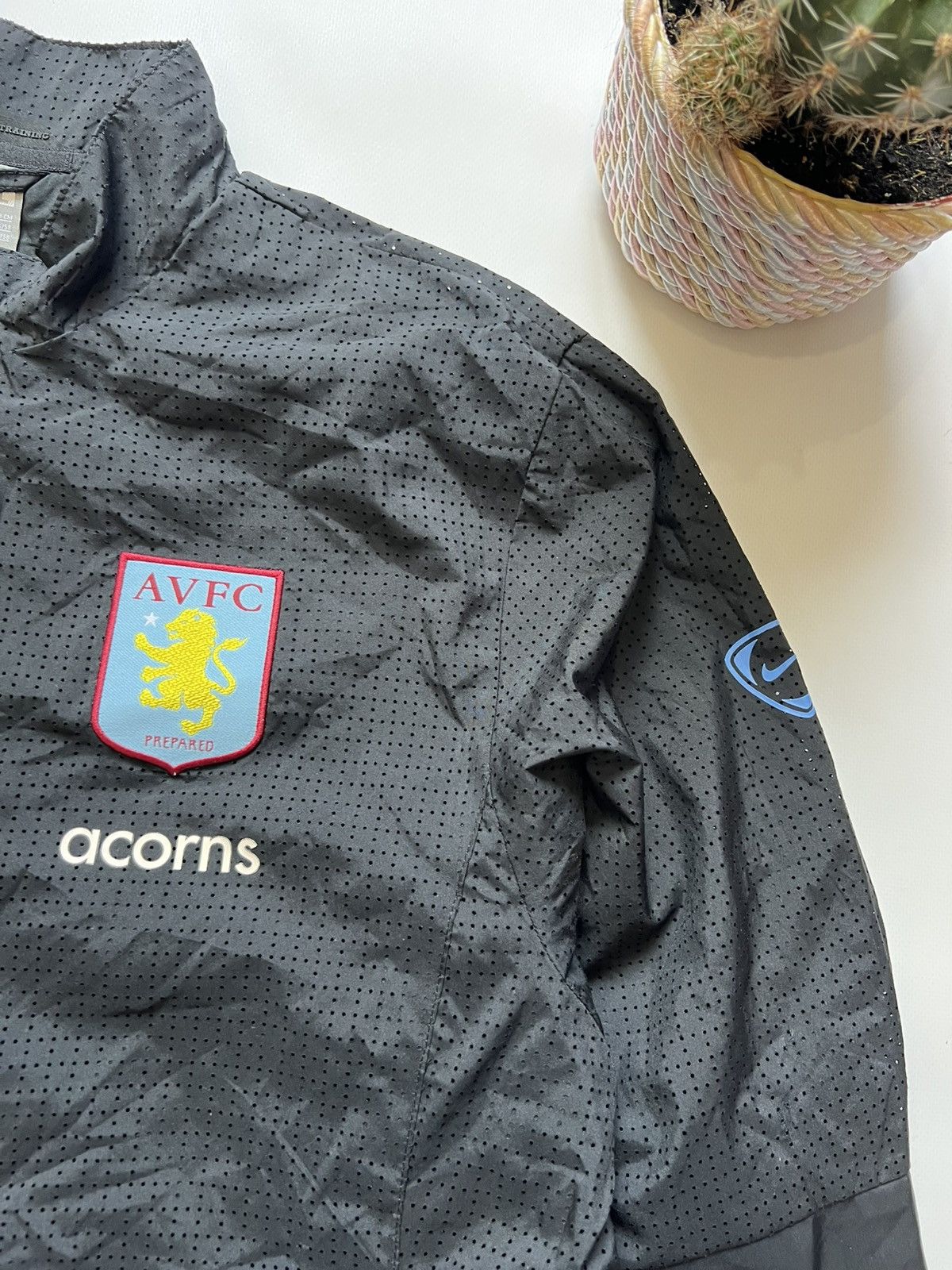 Nike Nike Aston Villa 2009 Black Jacket Football Training Size US XL / EU 56 / 4 - 5 Thumbnail