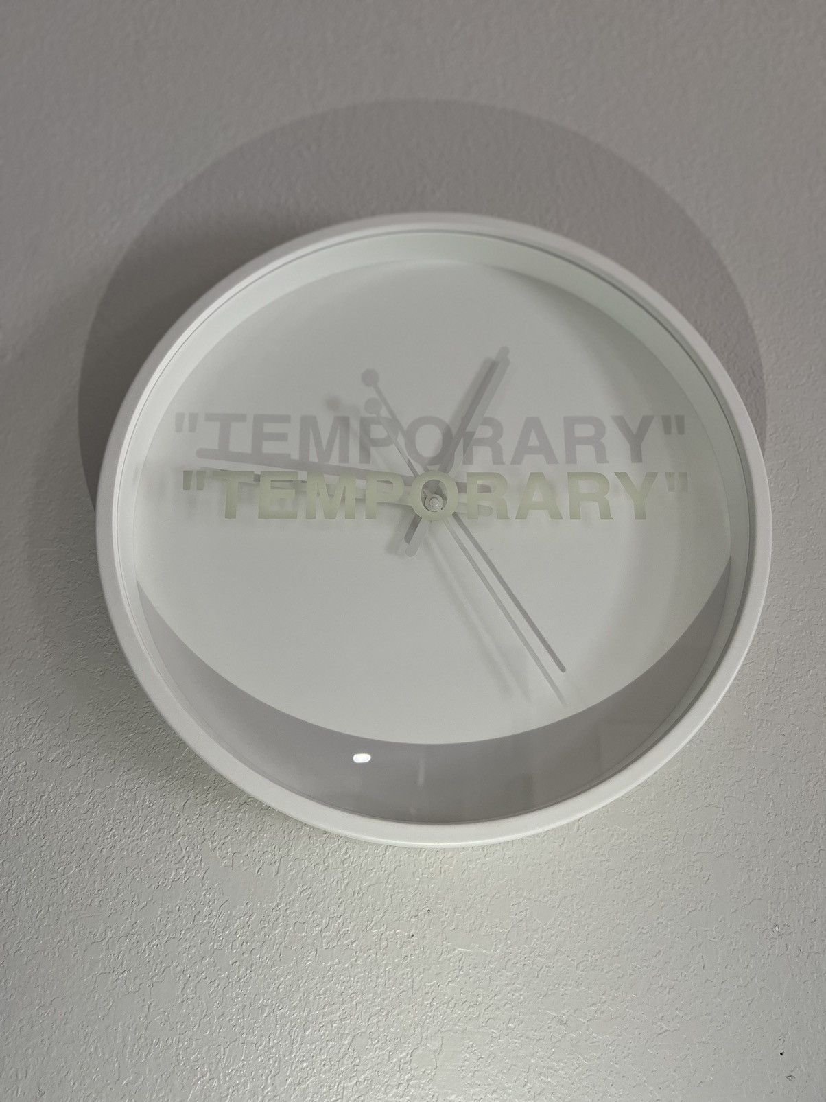 Ikea Virgil Abloh IKEA Markerad Virgil Abloh Temporary Clock Grailed