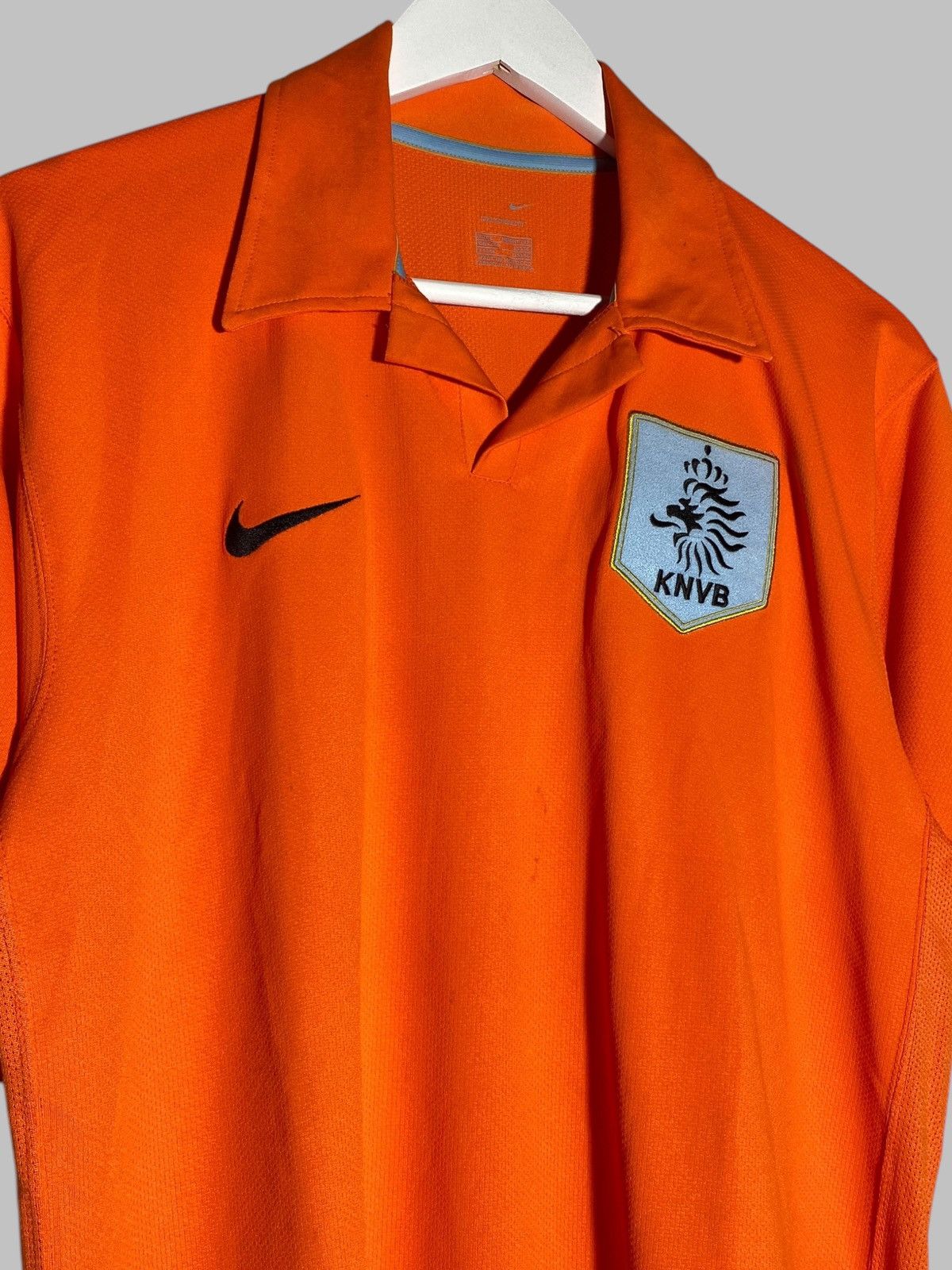 Vintage 00s Netherlands 2006 Nike Home Jersey KNVB Van Basten Era Size US L / EU 52-54 / 3 - 3 Thumbnail