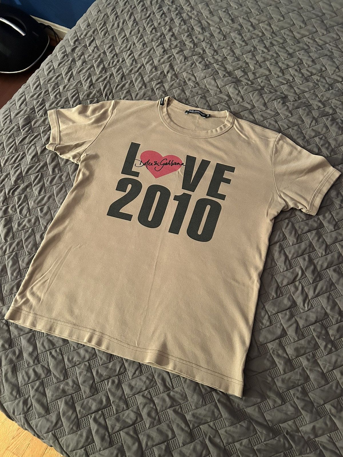 Dolce & Gabbana DGハートロゴ コットン tシャツ Dolce & Gabbana Heart print cotton T-shirt - Men